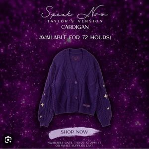 Taylor Swift Speak Now Cardigan